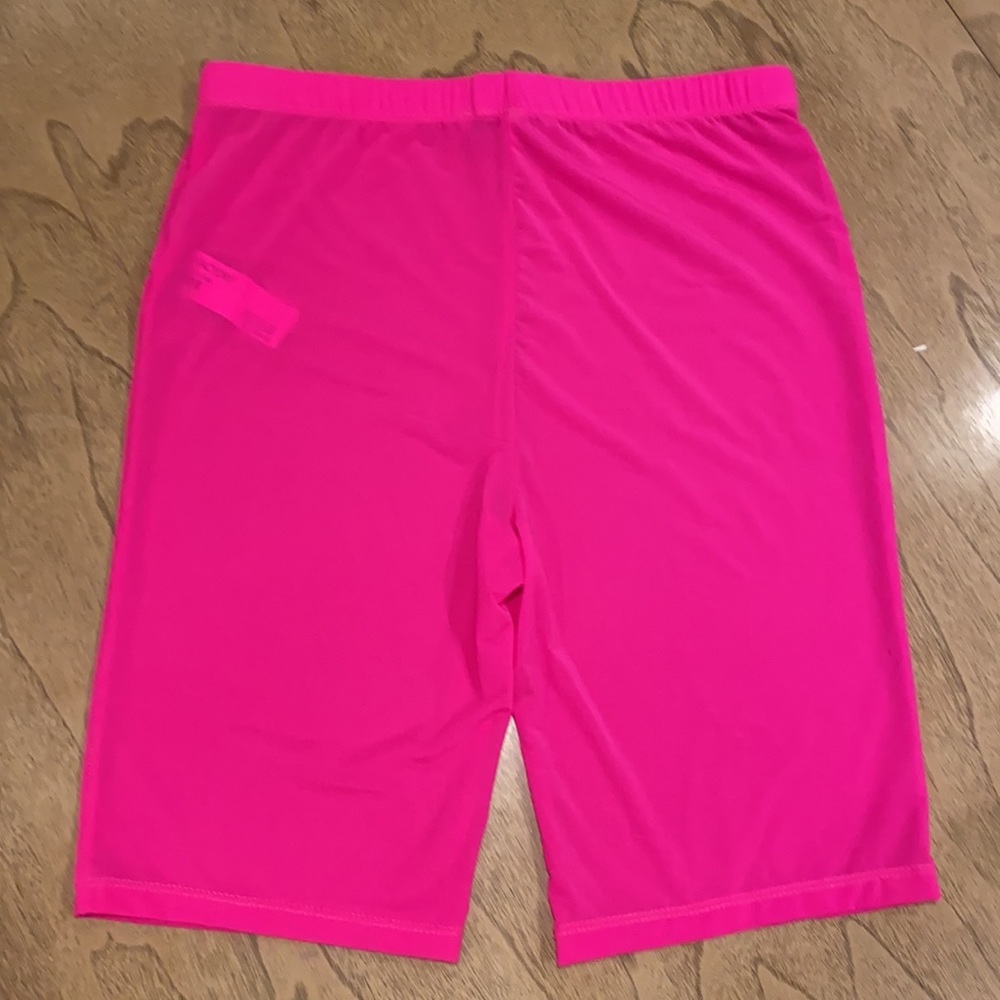 💖Hot Neon Pink Barbiecore Bike Shorts - Picture 4 of 5